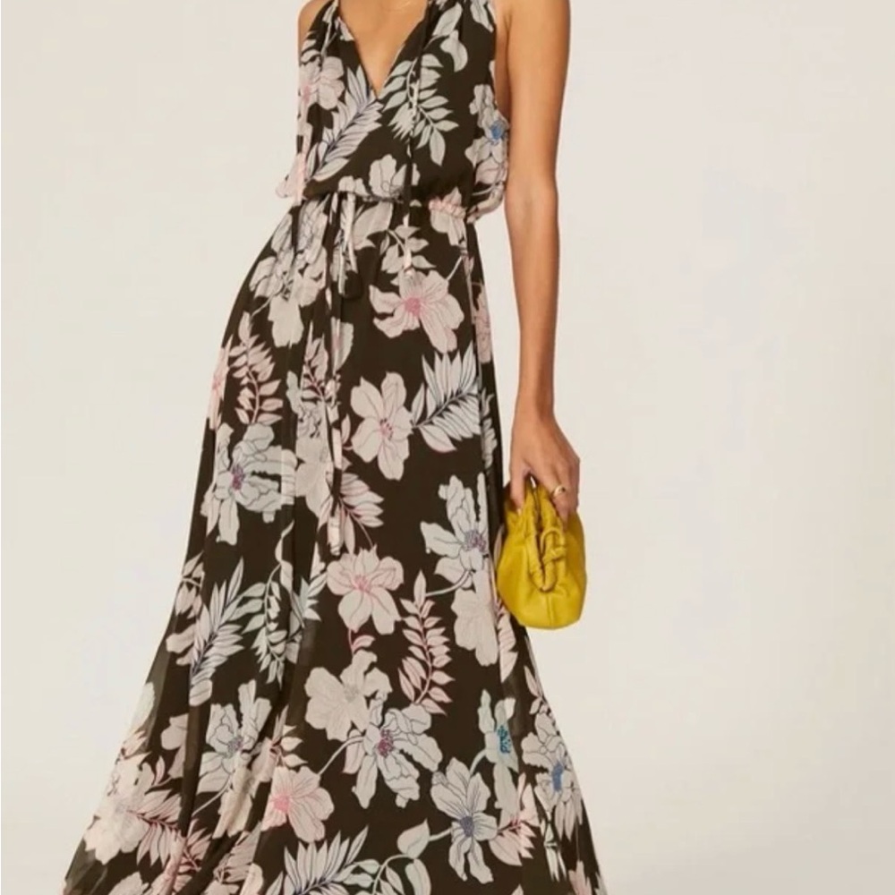 Sanctuary Big Flirt Tropical Floral Print Maxi Dress